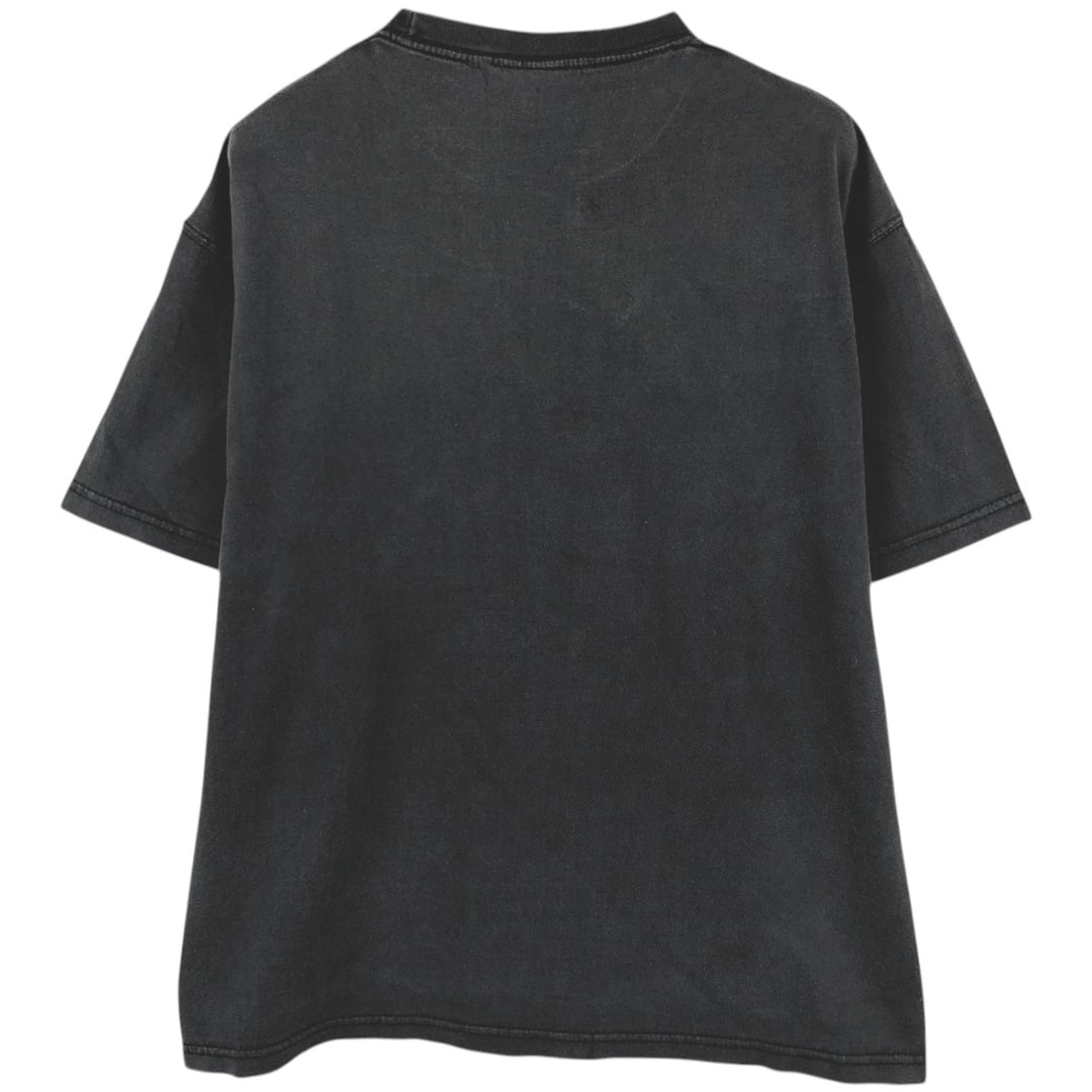 BASIC WORLD PROMOWEAR Engine Motorcycle Bike T-Shirt (Men's Size M) cotton black type Vintage Second Hand