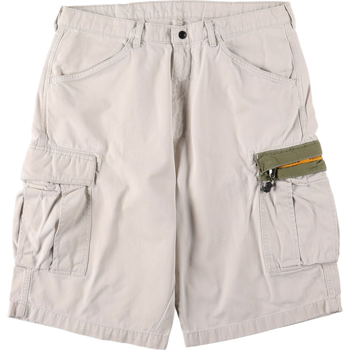 Ralph Lauren POLO JEANS COMPANY cargo shorts, men's size W36 (approx.) cotton ivory Vintage Second Hand