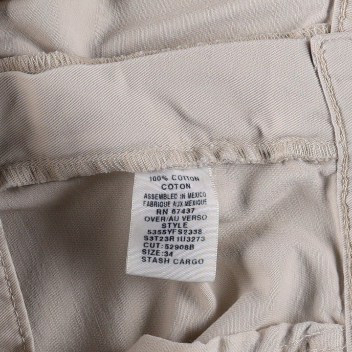 Ralph Lauren POLO JEANS COMPANY cargo shorts, men's size W36 (approx.) cotton ivory Vintage Second Hand