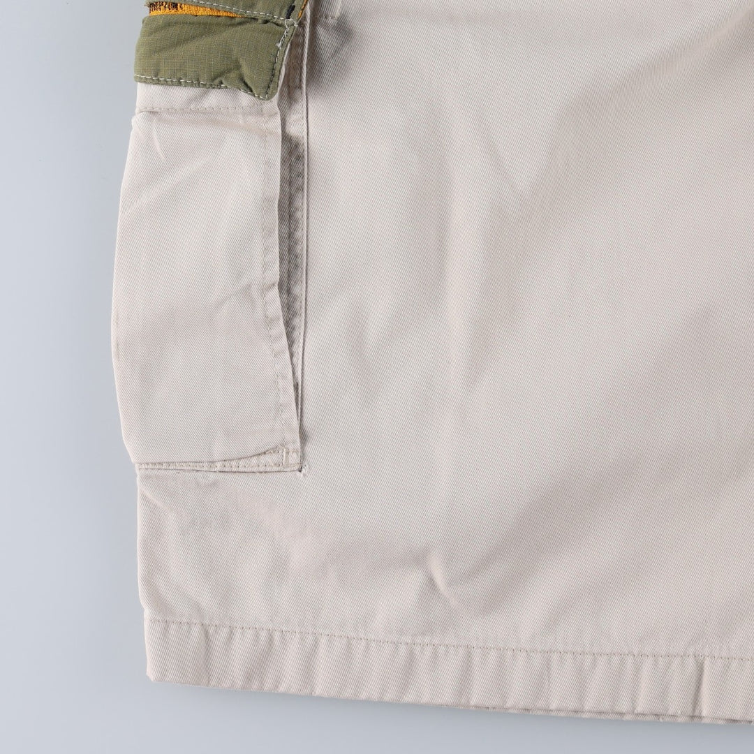 Ralph Lauren POLO JEANS COMPANY cargo shorts, men's size W36 (approx.) cotton ivory Vintage Second Hand