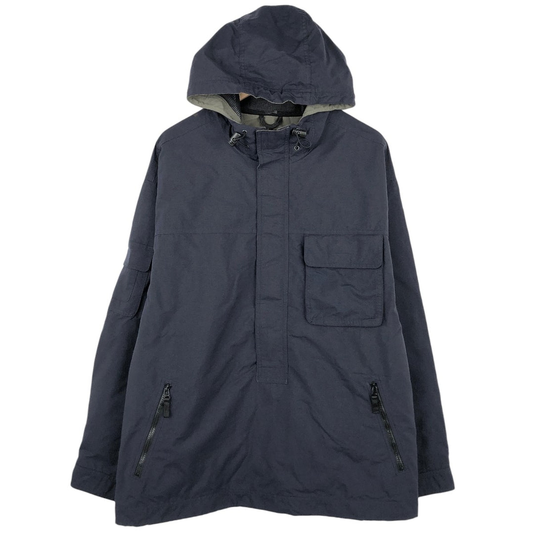 90s-00'S Eddie Bauer Anorak Parka, Men's XL (approx.) Nylon navy blue type Vintage Second Hand