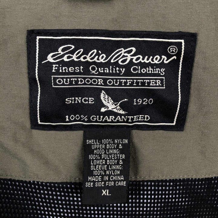 90s-00'S Eddie Bauer Anorak Parka, Men's XL (approx.) Nylon navy blue type Vintage Second Hand