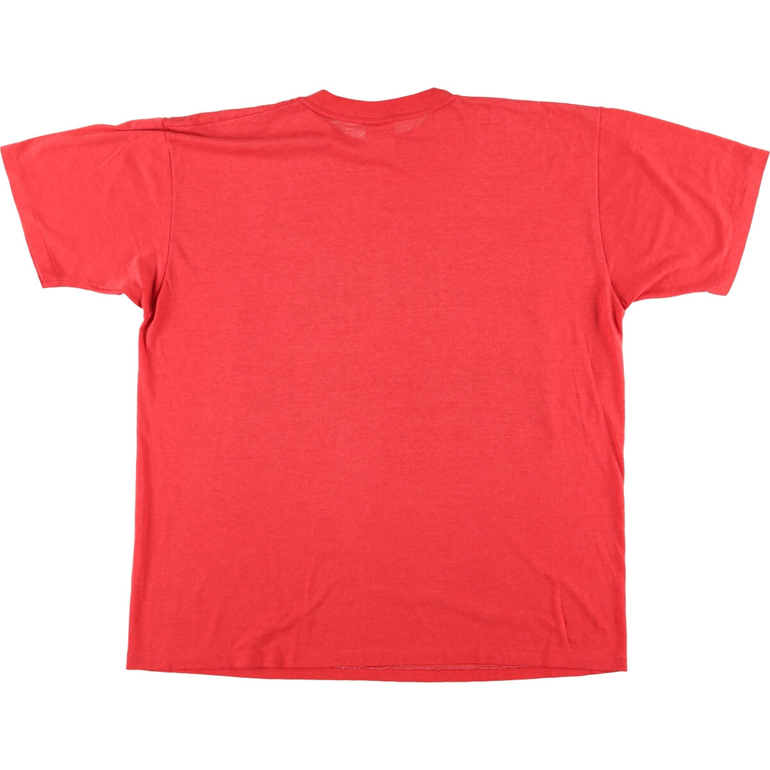 Vintage 1990'S ARTEX NBA Chicago Bulls logo print T-shirt, Made in USA, Men's Size L cotton red type Vintage Second Hand