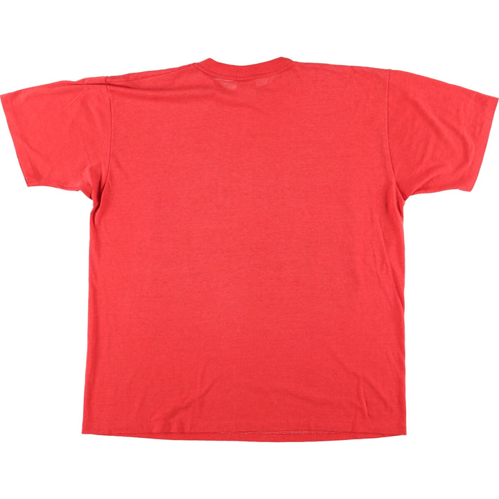 Vintage 1990'S ARTEX NBA Chicago Bulls logo print T-shirt, Made in USA, Men's Size L cotton red type Vintage Second Hand