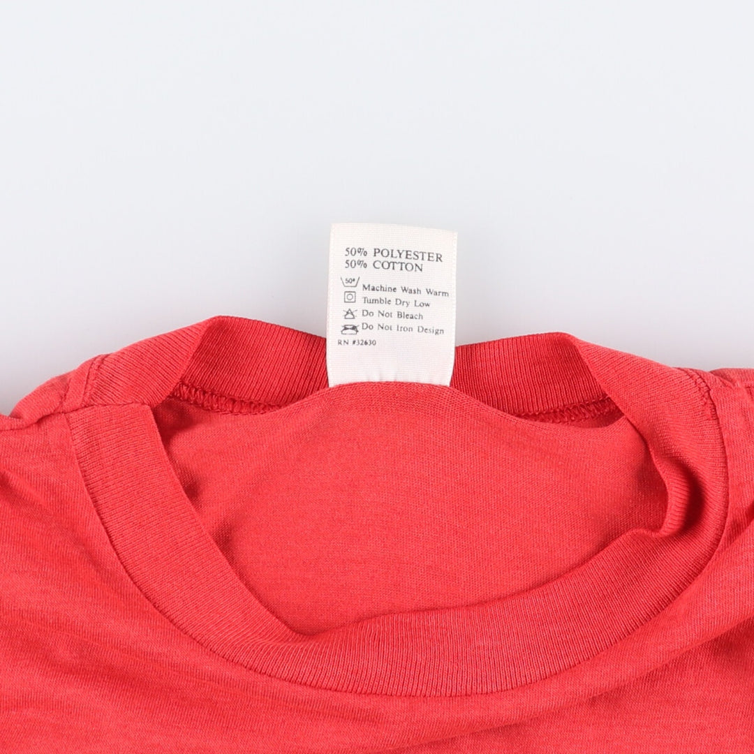 Vintage 1990'S ARTEX NBA Chicago Bulls logo print T-shirt, Made in USA, Men's Size L cotton red type Vintage Second Hand