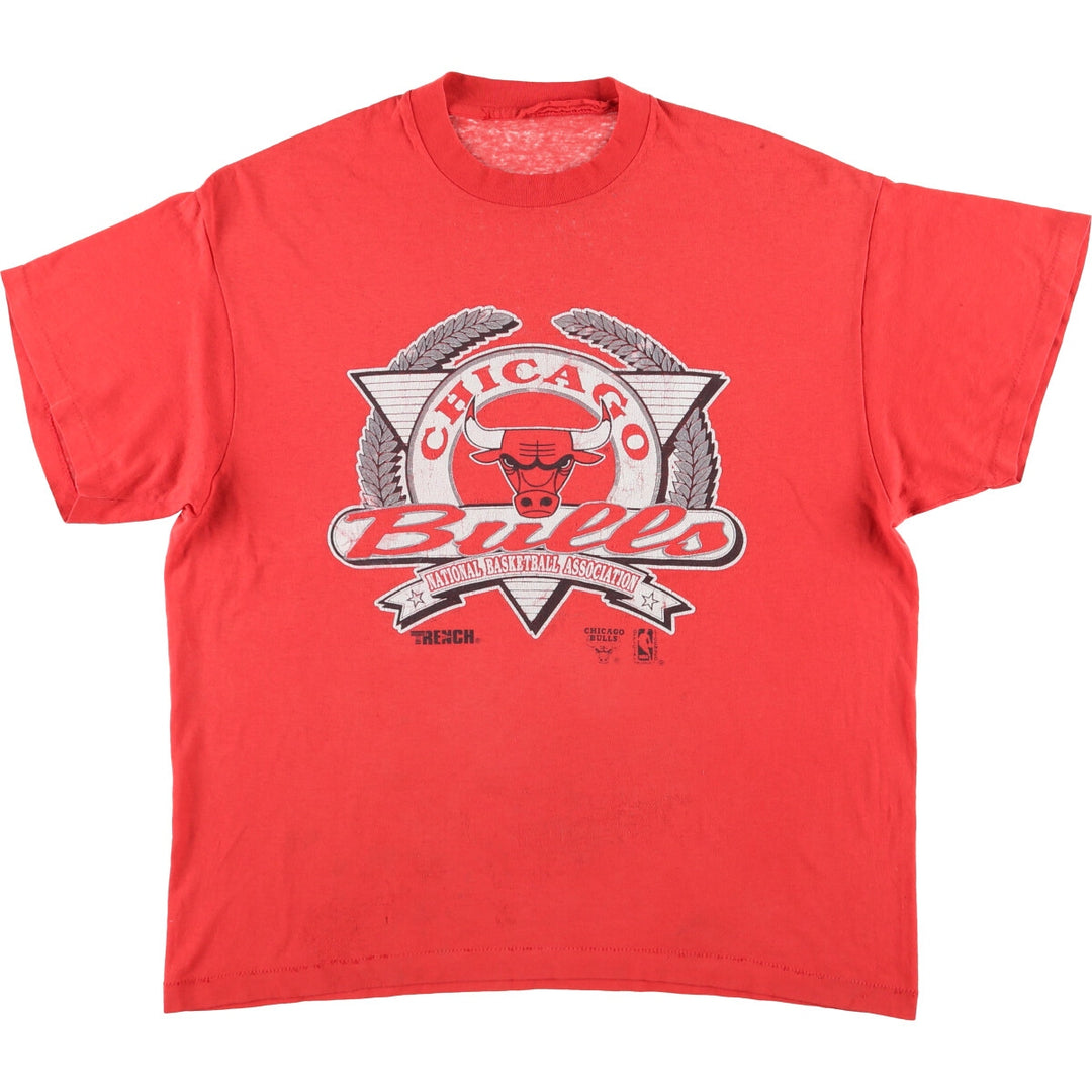 Vintage 90'S NBA Chicago Bulls Sports Print T-Shirt, Men's XXL unclear red type Vintage Second Hand