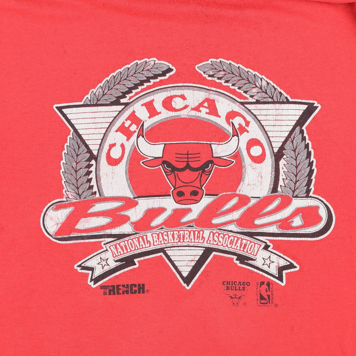 Vintage 90'S NBA Chicago Bulls Sports Print T-Shirt, Men's XXL unclear red type Vintage Second Hand