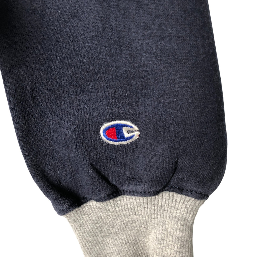 Champion ECO AUTHENTIC One-Point Logo Sweatshirt, Men's Size L cotton navy blue type Vintage Second Hand