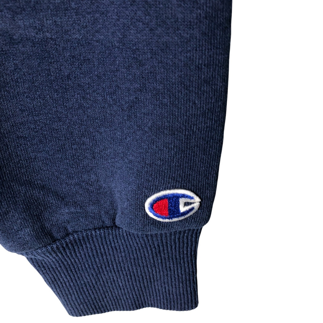 Vintage 90'S Champion Authentic Athletics Wear logo sweatshirt, Made in USA, Men's XL cotton navy blue type Vintage Second Hand