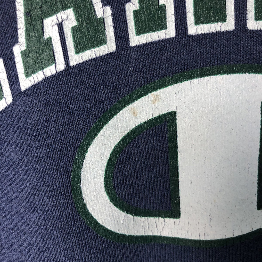 Vintage 90'S Champion Authentic Athletics Wear logo sweatshirt, Made in USA, Men's XL cotton navy blue type Vintage Second Hand