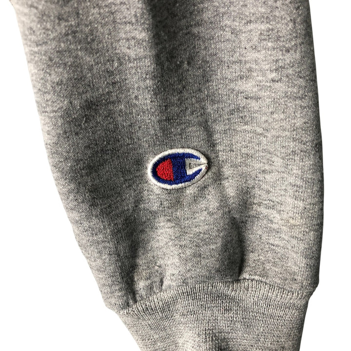 90'S Champion Authentic Athletic Apparel Triple Print College Sweatshirt, Men's Size L cotton gray type Vintage Second Hand