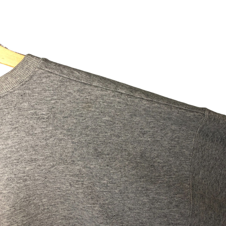 90'S Champion Authentic Athletic Apparel Triple Print College Sweatshirt, Men's Size L cotton gray type Vintage Second Hand