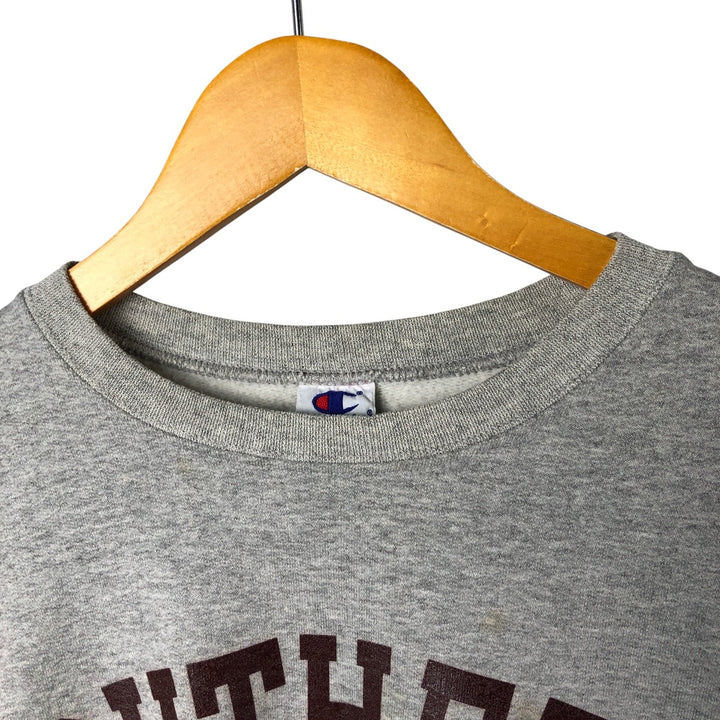 90'S Champion Authentic Athletic Apparel Triple Print College Sweatshirt, Men's Size L cotton gray type Vintage Second Hand