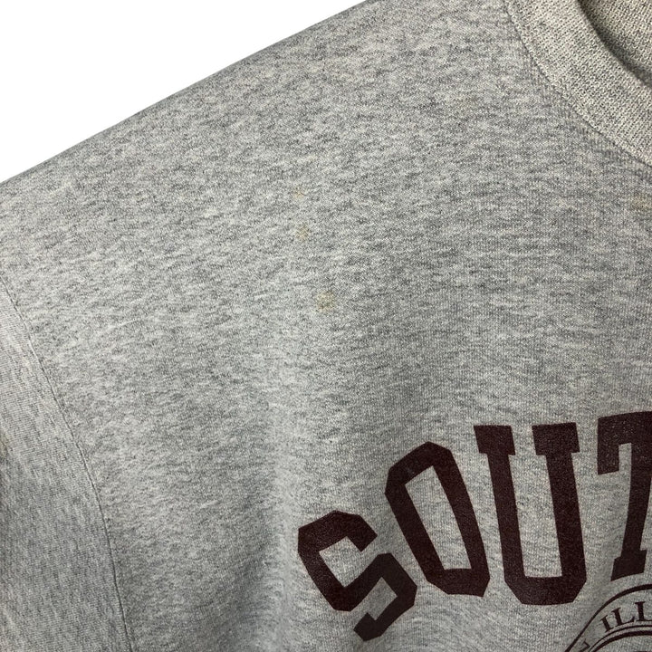 90'S Champion Authentic Athletic Apparel Triple Print College Sweatshirt, Men's Size L cotton gray type Vintage Second Hand