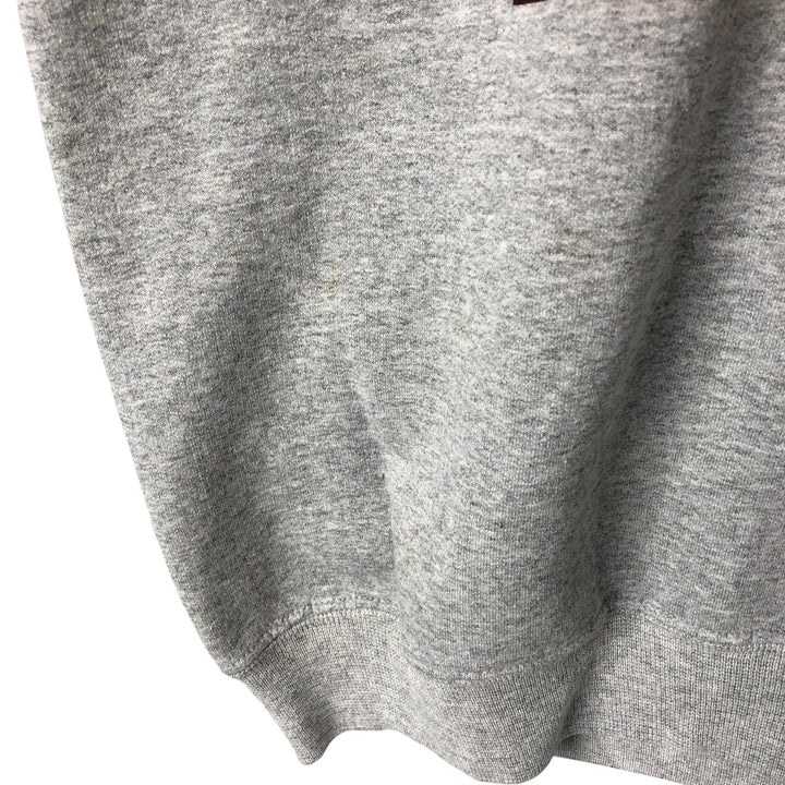 90'S Champion Authentic Athletic Apparel Triple Print College Sweatshirt, Men's Size L cotton gray type Vintage Second Hand