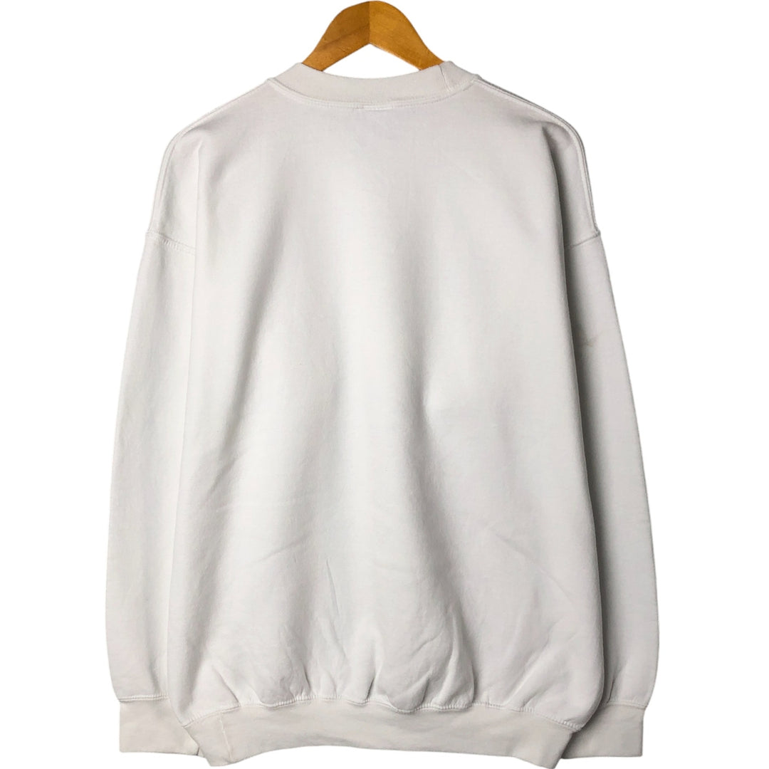 Vintage Gildan Vizsla dog print animal sweatshirt, size L, men's. cotton white type Vintage Second Hand