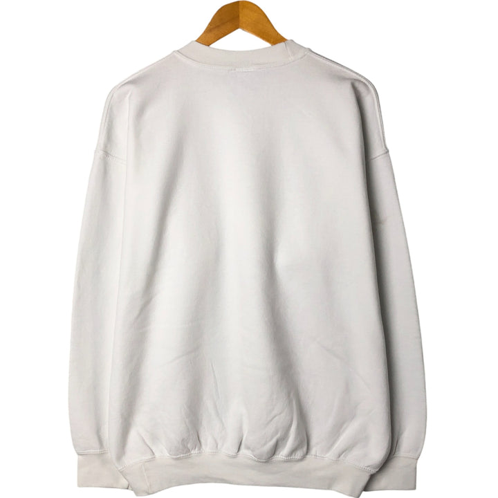 Vintage Gildan Vizsla dog print animal sweatshirt, size L, men's. cotton white type Vintage Second Hand