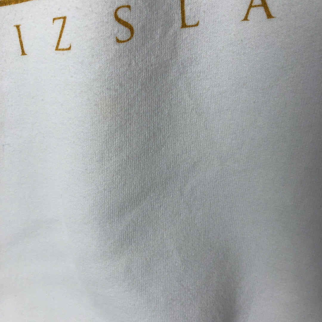 Vintage Gildan Vizsla dog print animal sweatshirt, size L, men's. cotton white type Vintage Second Hand