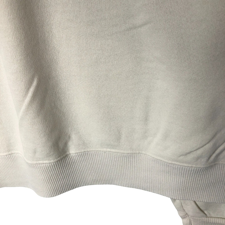 Vintage 1980'S Hanes blue tag eagle pattern animal print sweatshirt, made in the USA, men's size XL. cotton pale white type Vintage Second Hand