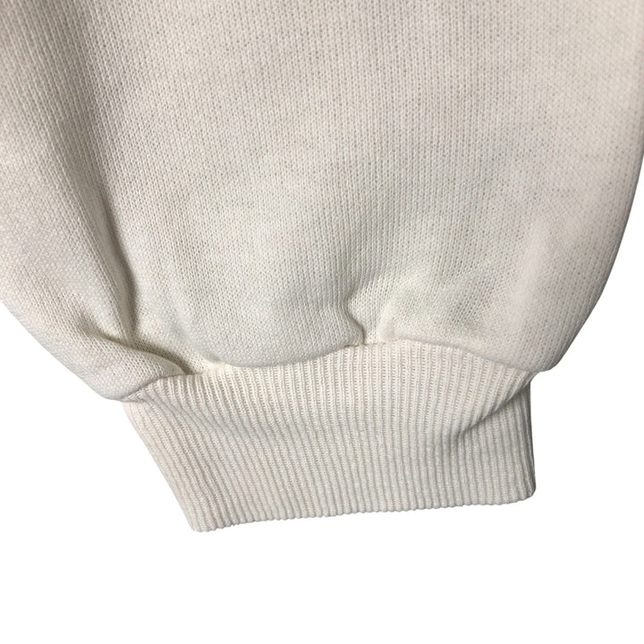 Vintage 1980'S Hanes blue tag eagle pattern animal print sweatshirt, made in the USA, men's size XL. cotton pale white type Vintage Second Hand