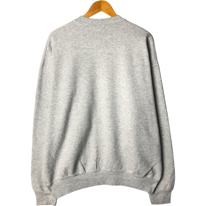 Vintage PRO SPIRIT Dog Print Animal Sweatshirt, Made in USA, Men's XXL cotton gray type Vintage Second Hand