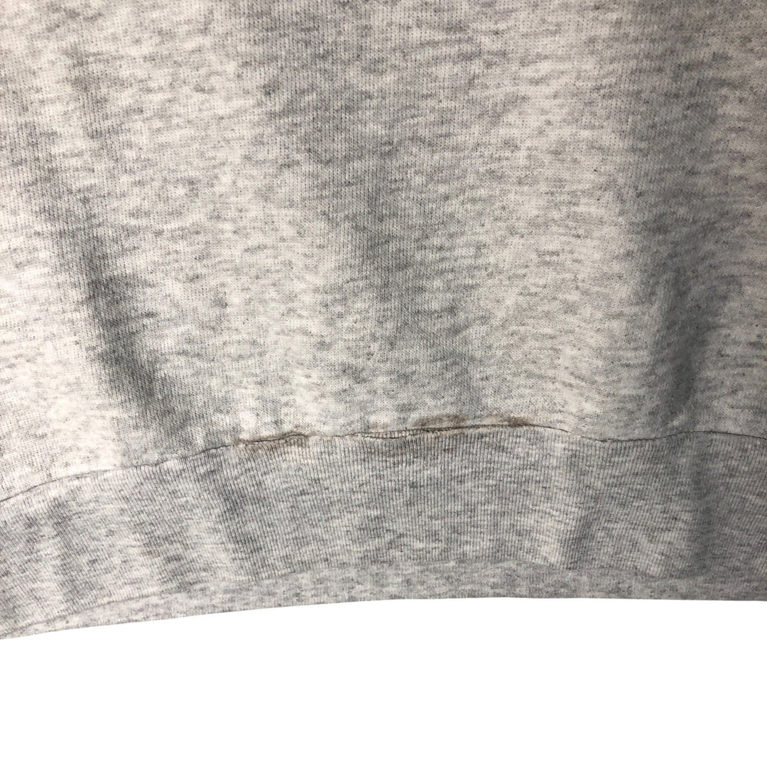 Vintage 90'S Delta Mid-Weight Eagle Pattern Animal Print Sweatshirt, Made in USA, Men's Size L cotton gray type Vintage Second Hand