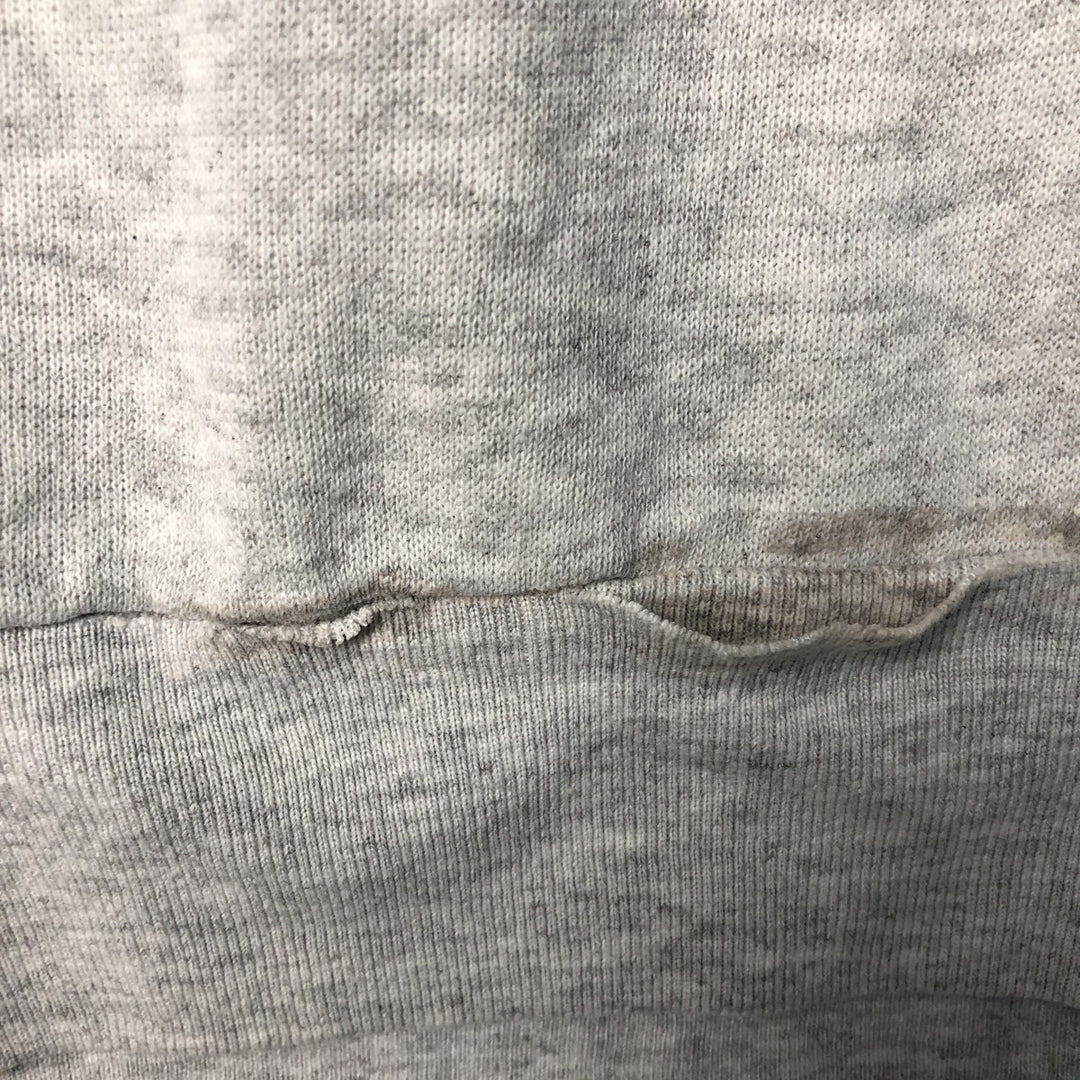 Vintage 90'S Delta Mid-Weight Eagle Pattern Animal Print Sweatshirt, Made in USA, Men's Size L cotton gray type Vintage Second Hand