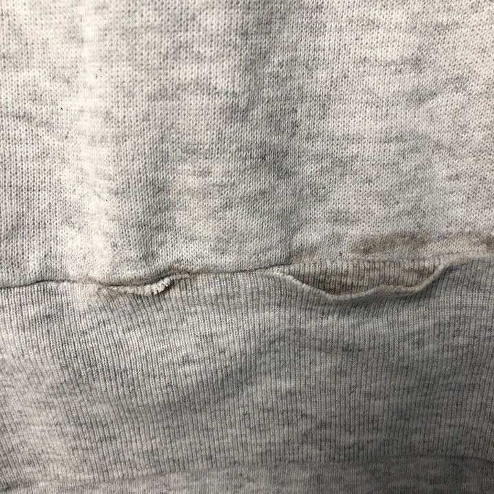 Vintage 90'S Delta Mid-Weight Eagle Pattern Animal Print Sweatshirt, Made in USA, Men's Size L cotton gray type Vintage Second Hand