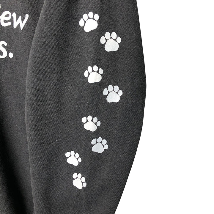 Vintage Lee Heavyweight Message Print Sweatshirt from the 90s-00s, Men's Size XXL cotton black type Vintage Second Hand