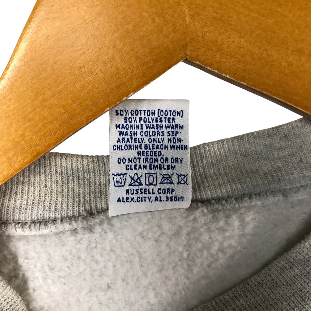Vintage 90'S Russell ATHLETIC sweatshirt, Made in USA, Men's XL cotton gray type Vintage Second Hand