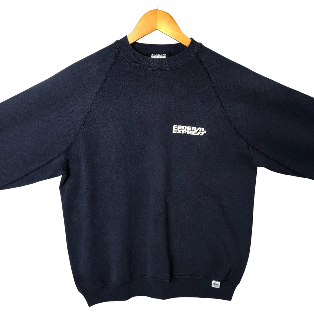Vintage 90'S Discus Athletic print sweatshirt, made in the USA, size M, men's cotton navy blue type Vintage Second Hand