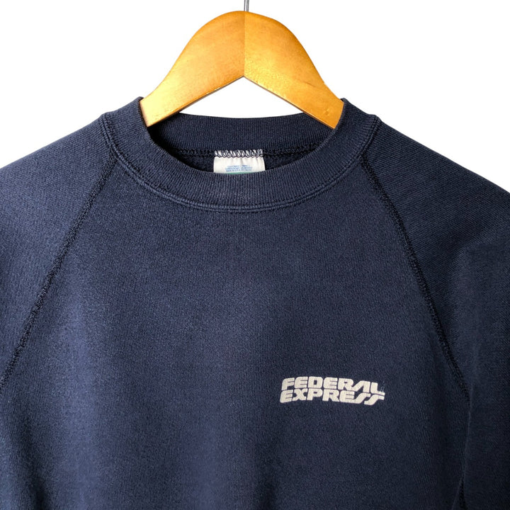 Vintage 90'S Discus Athletic print sweatshirt, made in the USA, size M, men's cotton navy blue type Vintage Second Hand