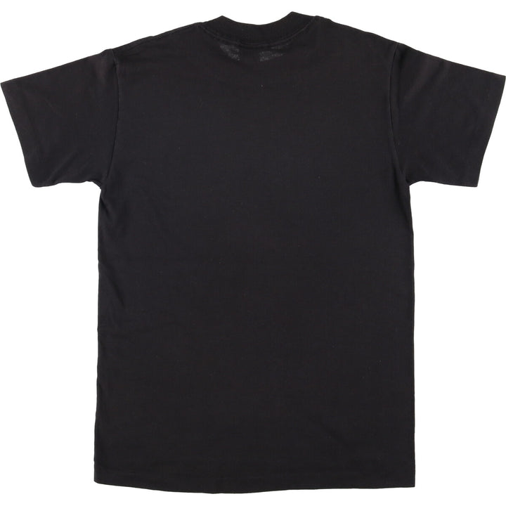 TRENCH MLB SAN FRANCISCO GIANTS Logo Print T-Shirt, Made in USA, Men's Size Small cotton black type Vintage Second Hand