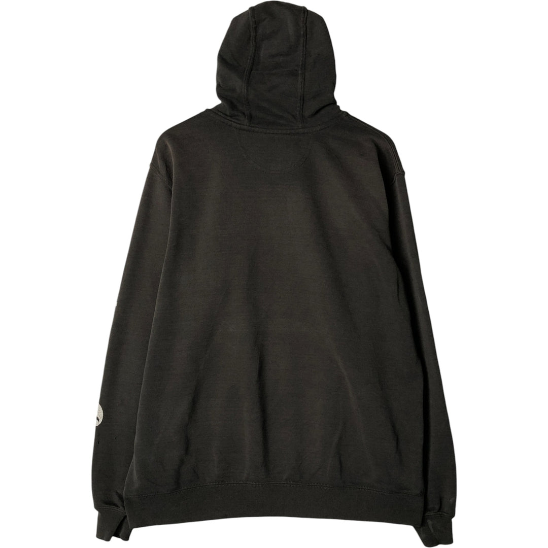 Carhartt ORIGINAL FIT sweatshirt pullover hoodie, men's size L unclear Charcoal Vintage Second Hand