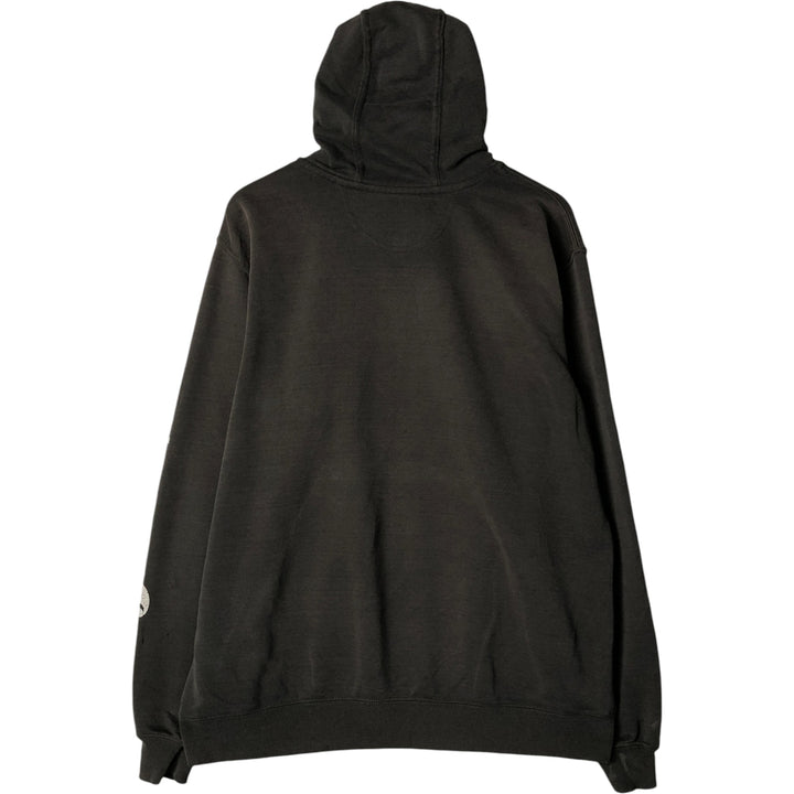 Carhartt ORIGINAL FIT sweatshirt pullover hoodie, men's size L unclear Charcoal Vintage Second Hand