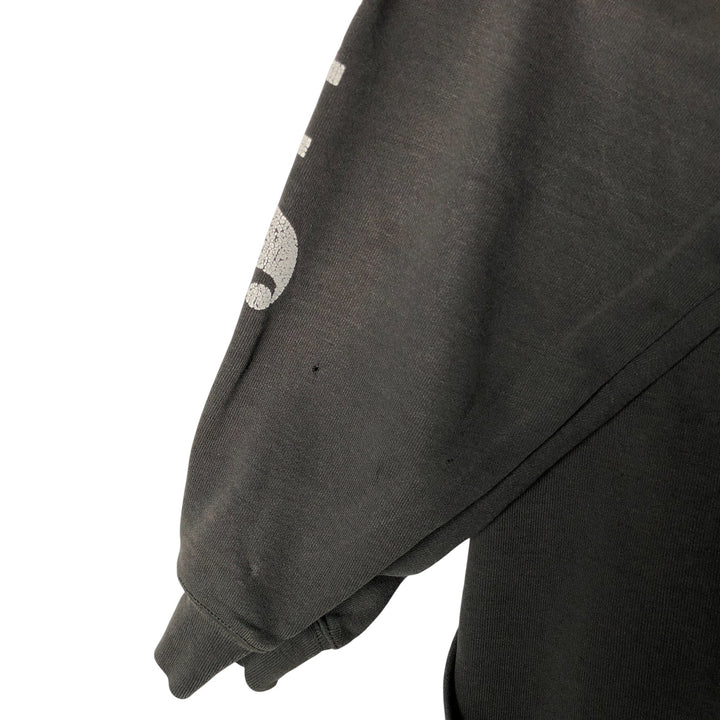Carhartt ORIGINAL FIT sweatshirt pullover hoodie, men's size L unclear Charcoal Vintage Second Hand