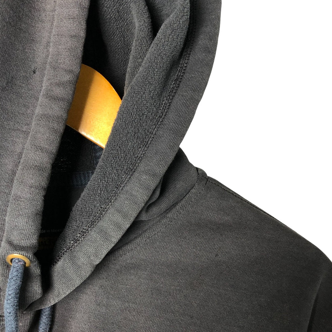 Carhartt ORIGINAL FIT sweatshirt pullover hoodie, men's size L unclear Charcoal Vintage Second Hand