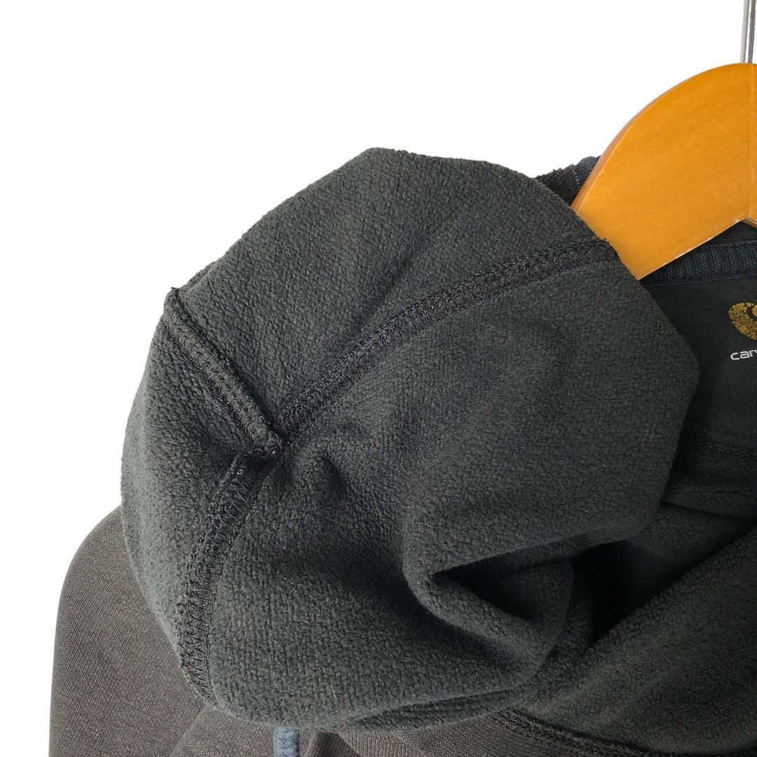 Carhartt ORIGINAL FIT sweatshirt pullover hoodie, men's size L unclear Charcoal Vintage Second Hand
