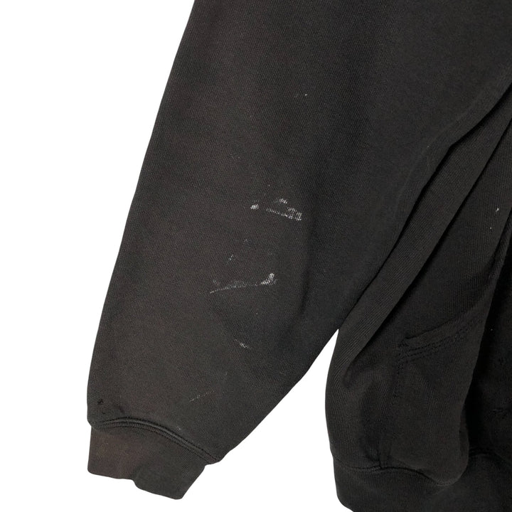 Carhartt ORIGINAL FIT sweatshirt pullover hoodie, men's size L cotton Charcoal Vintage Second Hand