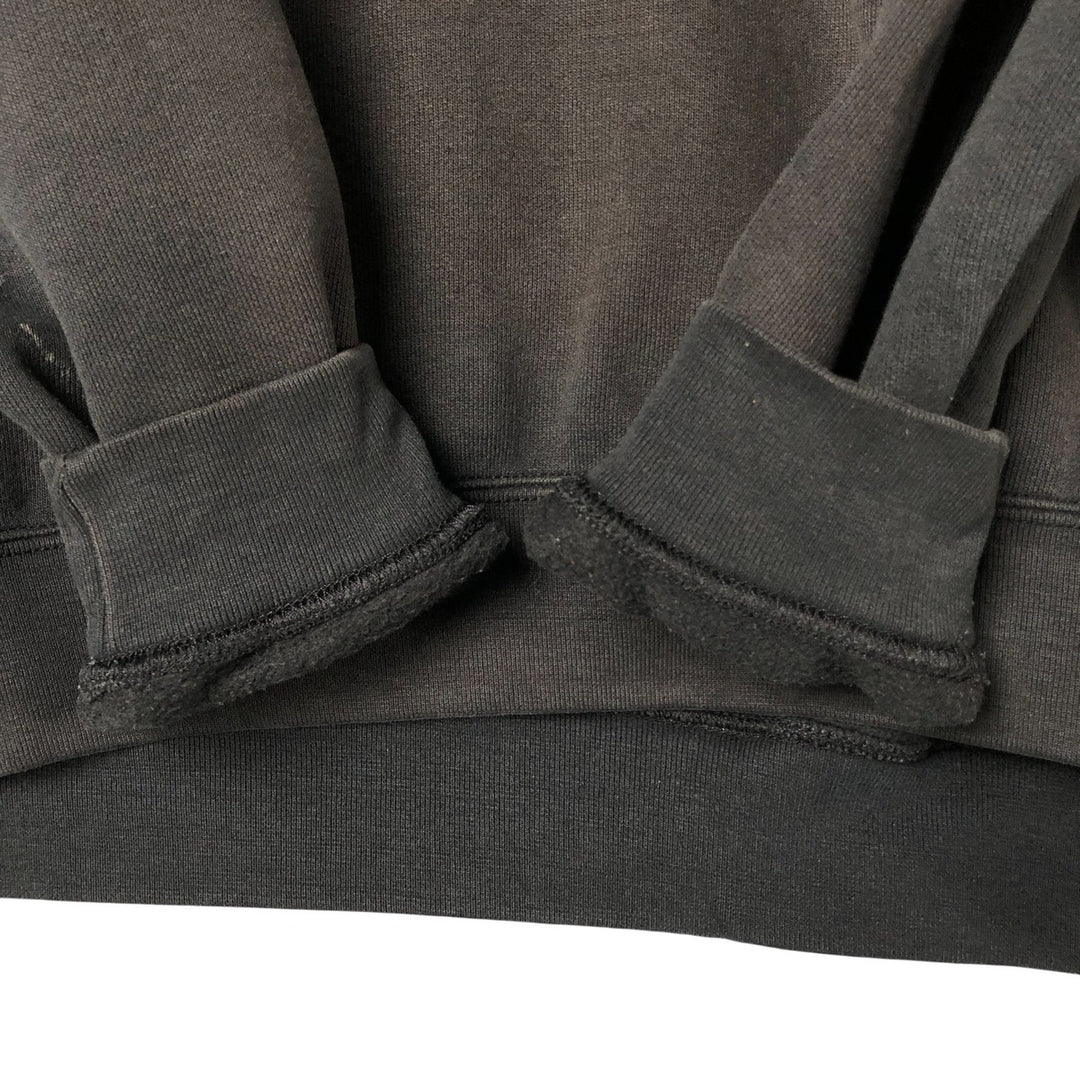 Carhartt ORIGINAL FIT sweatshirt pullover hoodie, men's size L cotton Charcoal Vintage Second Hand