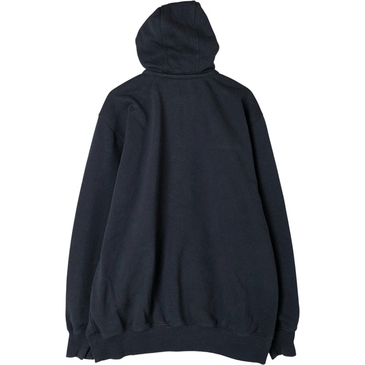 Carhartt Original Fit Rain Defender Half-Zip Advanced Sweat Pullover Hoodie cotton navy blue type Vintage Second Hand