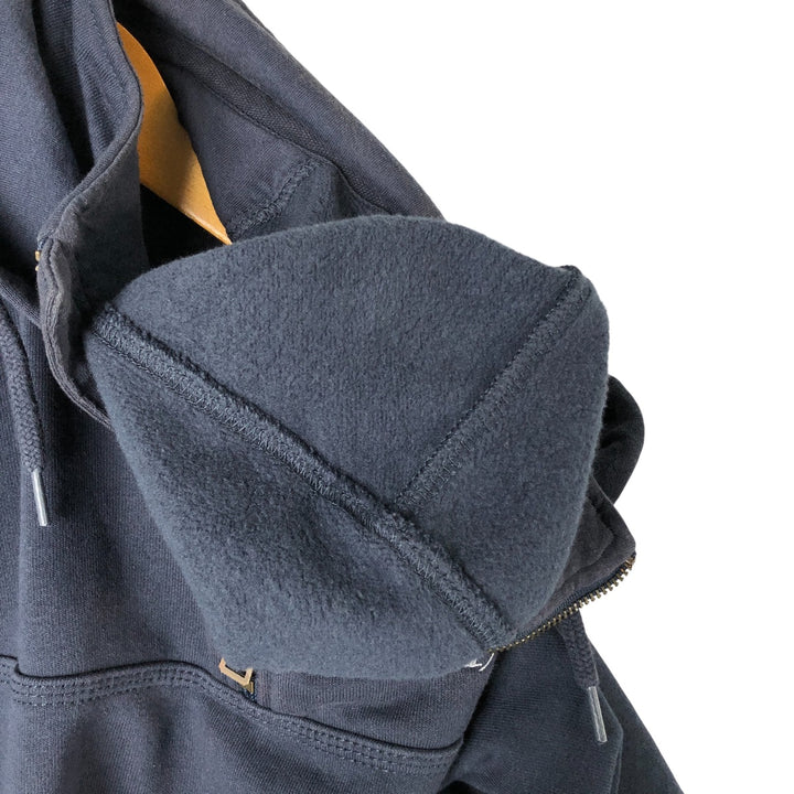 Carhartt Original Fit Rain Defender Half-Zip Advanced Sweat Pullover Hoodie cotton navy blue type Vintage Second Hand