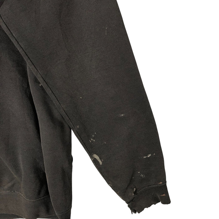 Carhartt Loose Fit Sweat Pullover Hoodie, Men's M Size cotton Charcoal Vintage Second Hand