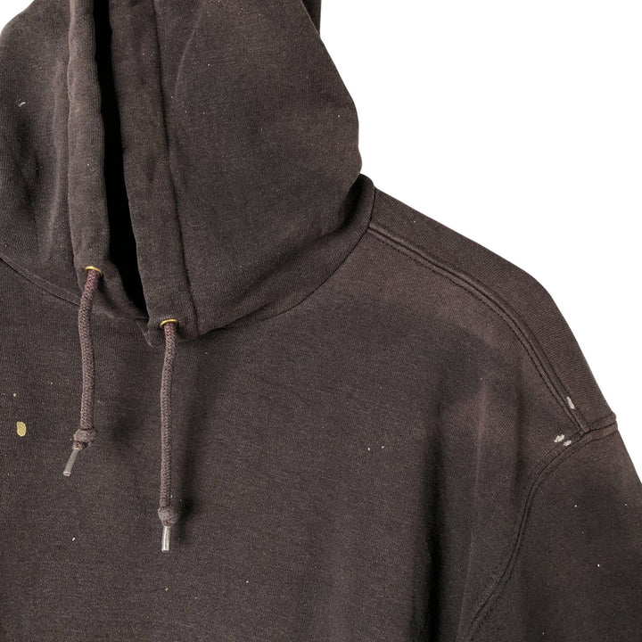 Carhartt Painted Sweatshirt Pullover Hoodie, Men's Size L unclear Charcoal Vintage Second Hand