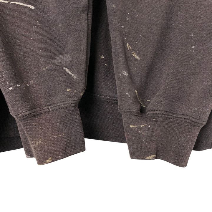 Carhartt Painted Sweatshirt Pullover Hoodie, Men's Size L unclear Charcoal Vintage Second Hand
