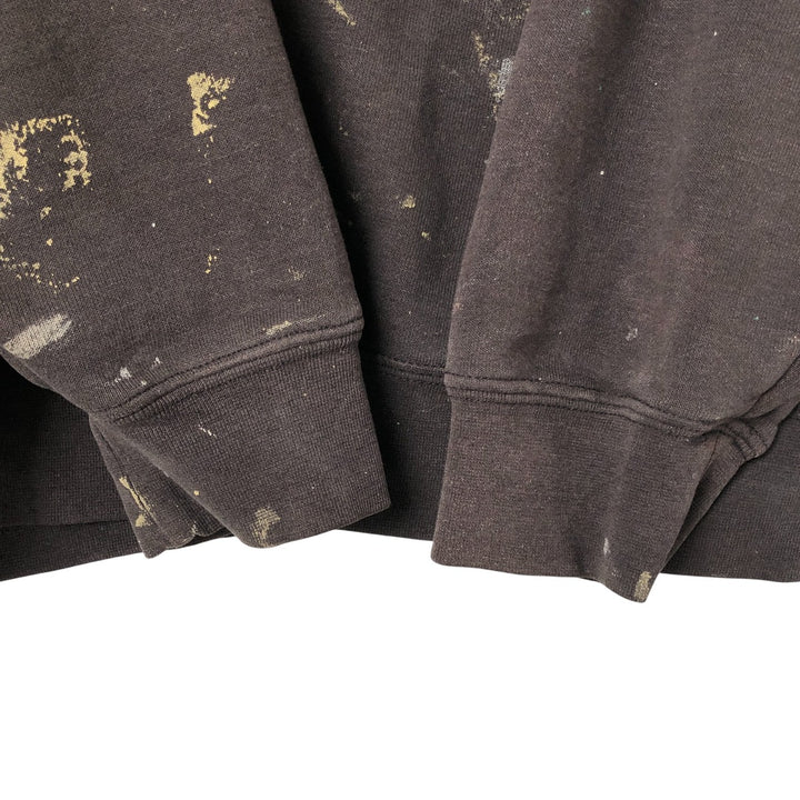 Carhartt Painted Sweatshirt Pullover Hoodie, Men's Size L unclear Charcoal Vintage Second Hand