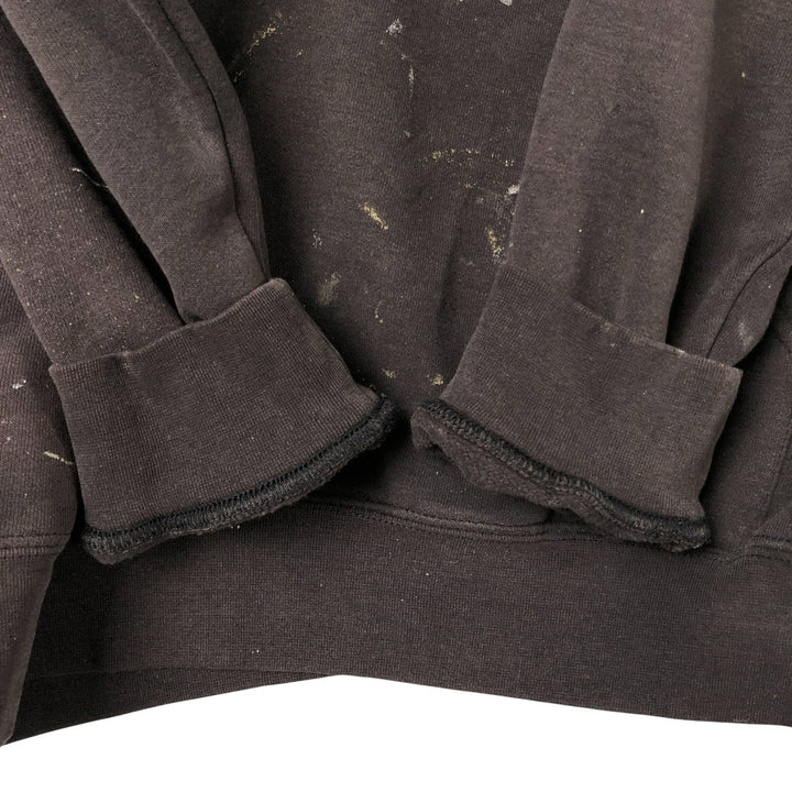 Carhartt Painted Sweatshirt Pullover Hoodie, Men's Size L unclear Charcoal Vintage Second Hand