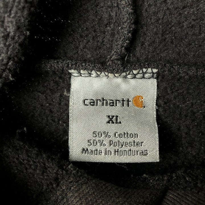 Carhartt Sweat Pullover Hoodie Men's XL Size cotton black type Vintage Second Hand