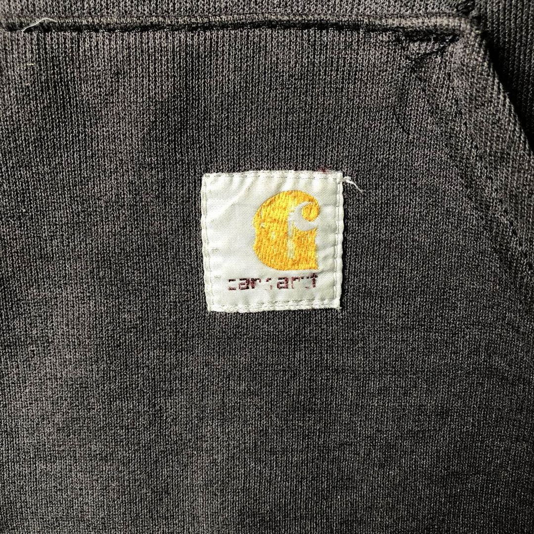 Carhartt Sweat Pullover Hoodie Men's XL Size cotton black type Vintage Second Hand