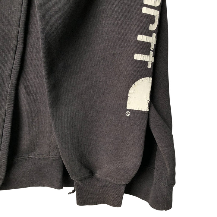 Carhartt Sweat Pullover Hoodie Men's XL Size cotton black type Vintage Second Hand